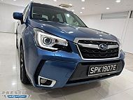 Subaru Forester 2.0XT CVT 4WD Sunroof 2016 Blue Rear Entertainment